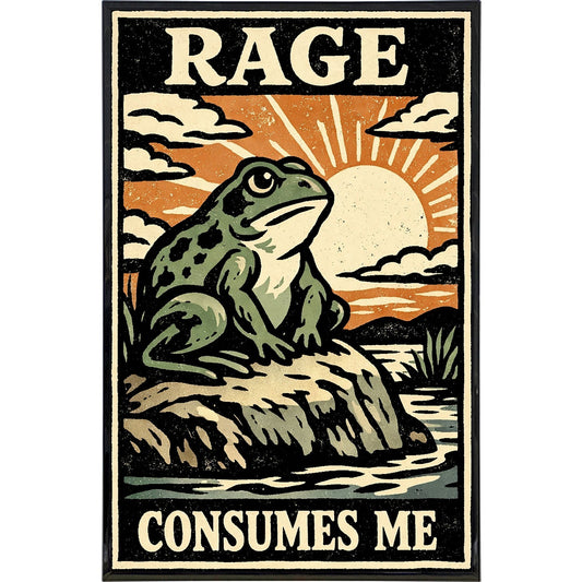 Rage Consumes Me Print