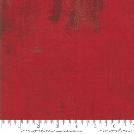 Red Grunge Basics Berry 44"/45" Per Yard