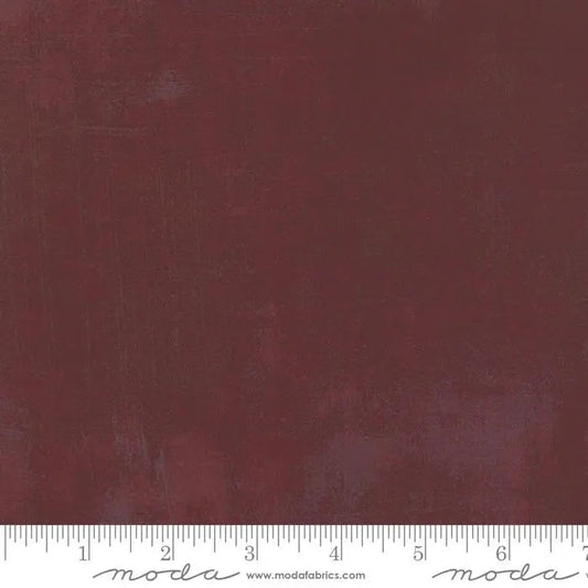 Red Grunge Basics Burgundy 44"/45" Per Yard