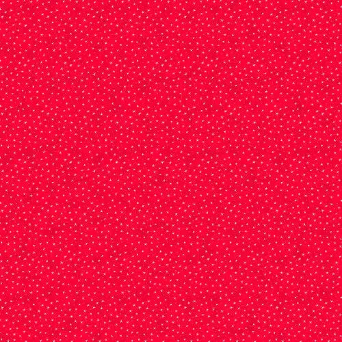 Red Starlet Cotton Wideback Fabric per yard