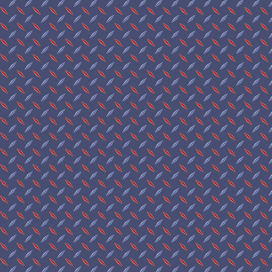 Royal Diamond Geo Path to Freedom Cotton 44"/45" Fabric Per Yard