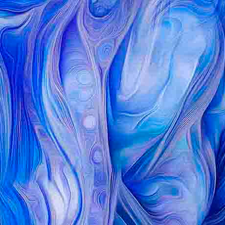 Royal Horizons Ombre Wave Cotton 44"/45" Fabric Per Yard