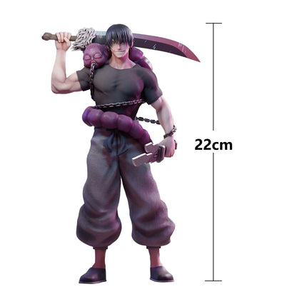 Toji Fushiguro Anime Figurine, Jujutsu Kaisen JJK Collectible Figures Strongest Warrior Standing Pose PVC Action Toys 22 cm