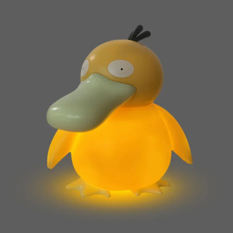 Pokemon Night Light Anime Dolls, Pikachu Eevee Jirachi Bulbasaur Psyduck Bedroom Bedside LED Lights Room Decor Kids Toys