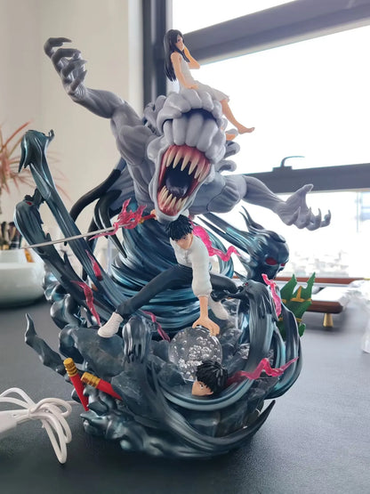 Yuta Okkotsu LED Anime Figurine, Jujutsu Kaisen 0 Figures PVC Statue Collectible 42 CM