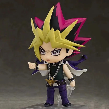 Yu-Gi-Oh! Anime Mini Figure Yugi Muto, Kawaii Chibi Cute PVC Action Figure Toys Collector Model 10cm