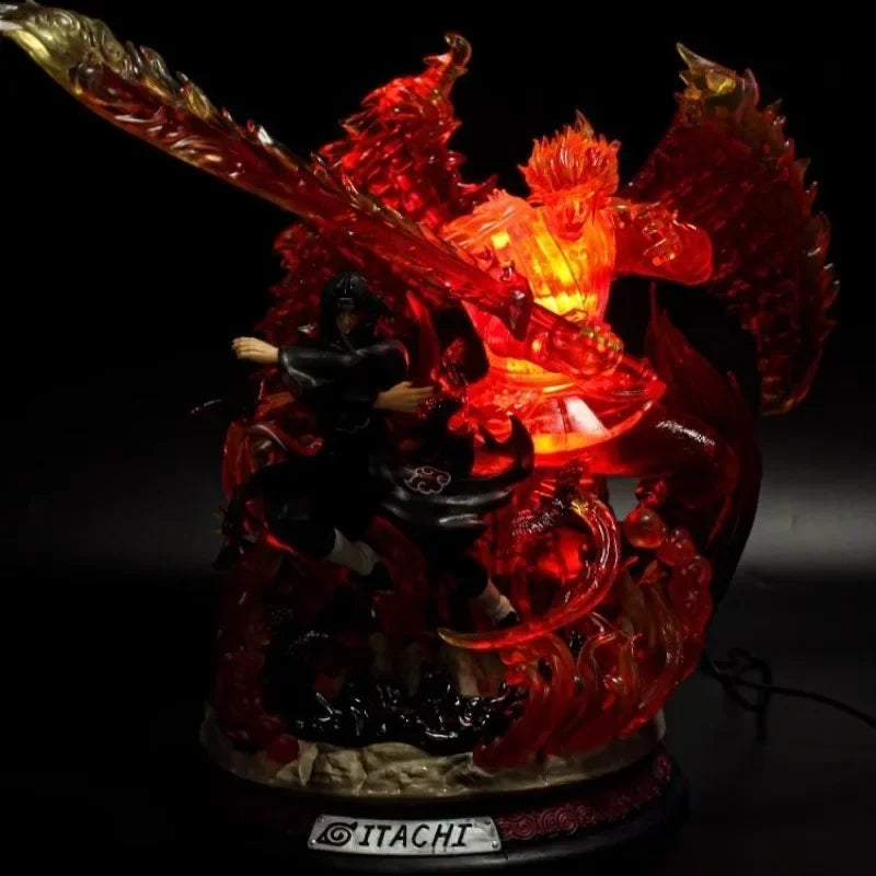 Susanoo Uchiha Itachi LED Anime Figurine, Naruto Shippuden Figures Collections 36 cm