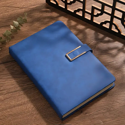 A5 Retro Leather Notebook – 200/360 Pages, Soft Cover Planner for Students, Business, Office, and School Stationery