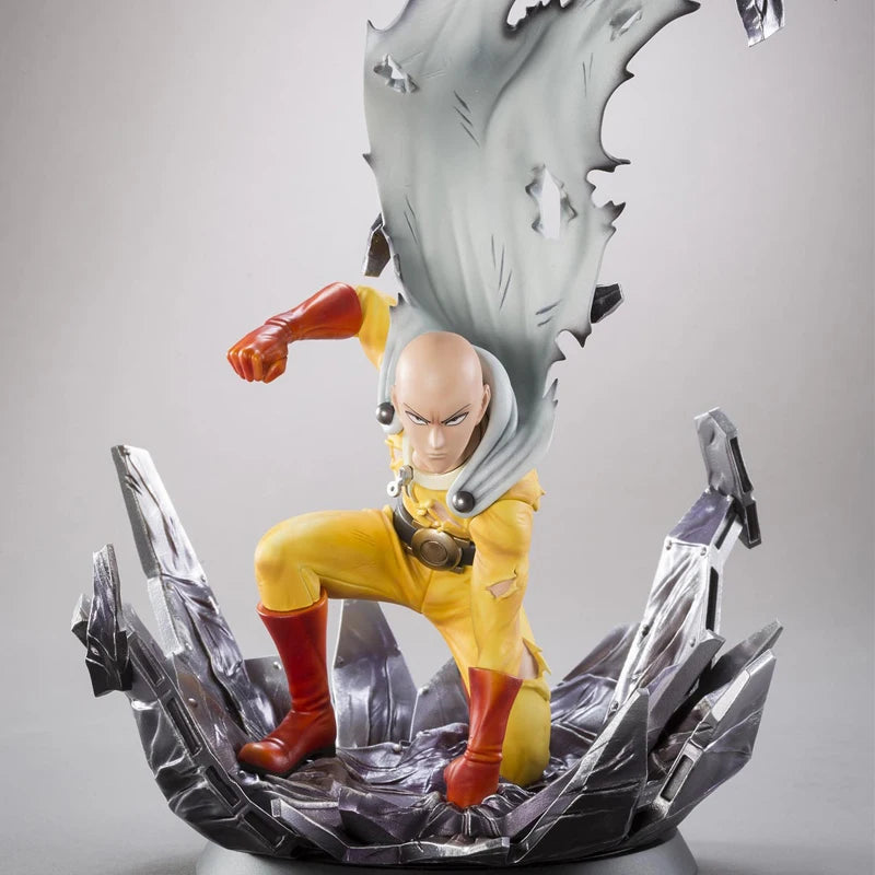 Saitama Anime Figure, ONE PUNCH MAN Action Figures PVC Statue Collection 25 CM