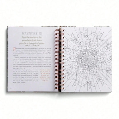 Relaxing Devotional Coloring Book – Inspirational Art Pages for Stress Relief & Self-Expression, Perfect Valentine's Gift