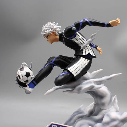 Nagi Seishiro Blue Lock Figures, Anime Figurines Soccer Football Collection Statue Decor 21 cm