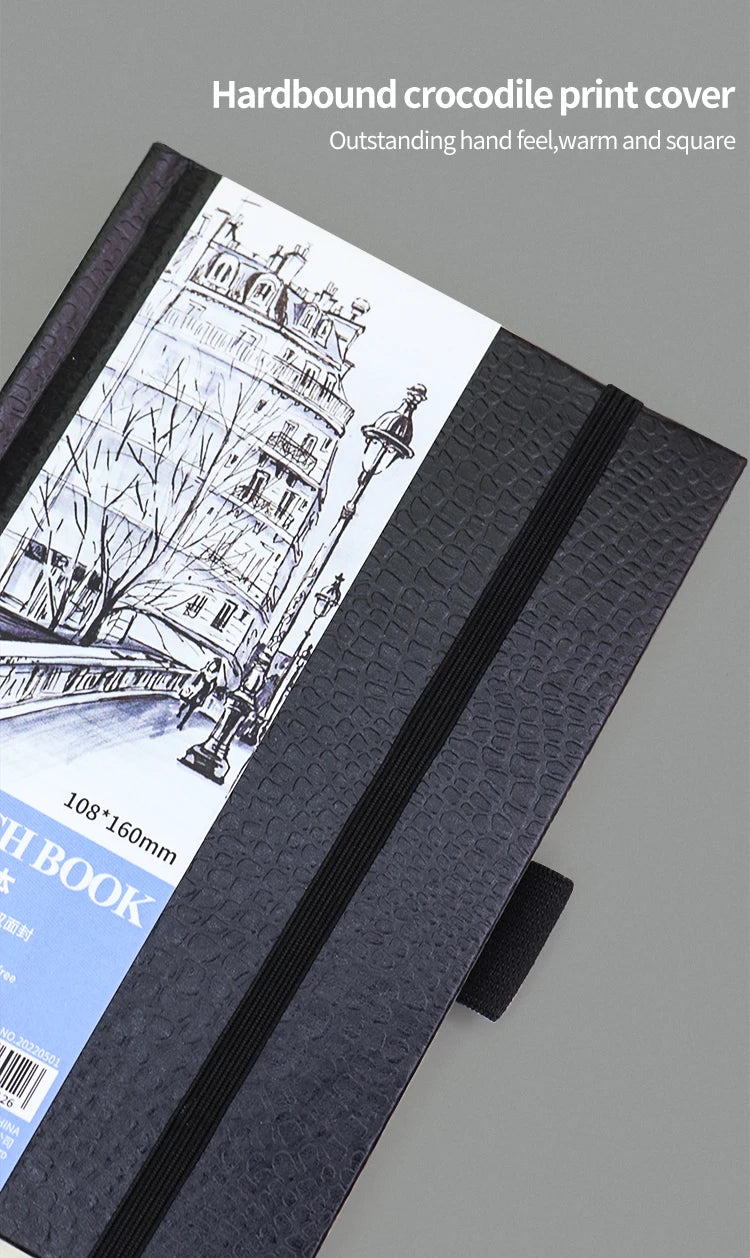 A4/A5/A6 Sketchbook – 80 Sheets, 130gsm Paper for Drawing, Sketching & Planning | Artist Notebook