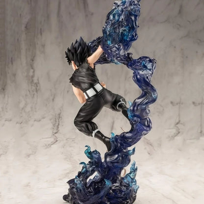 YuYu Hakusho Hiei Dark Figure Anime Collectible Statue with Evil Eye Desktop Decoration 24 CM