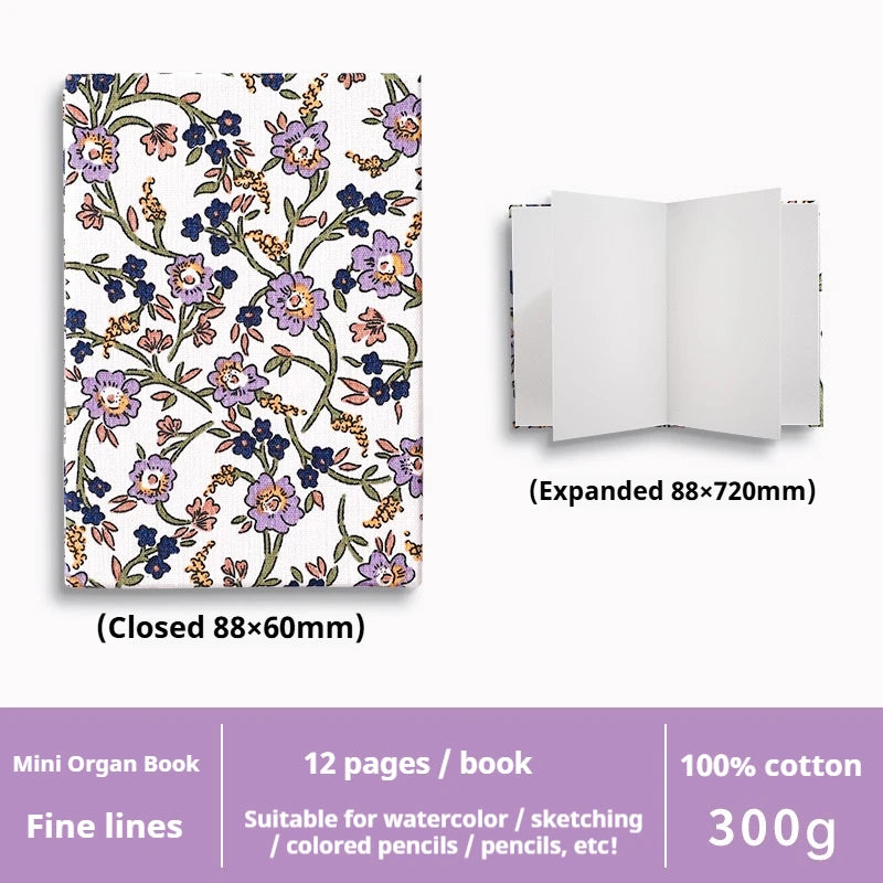 Watercolor Journal – 100% Cotton Paper Pad, Cold-Pressed, Acid-Free, Artist Sketchbook for Painting & Drawing