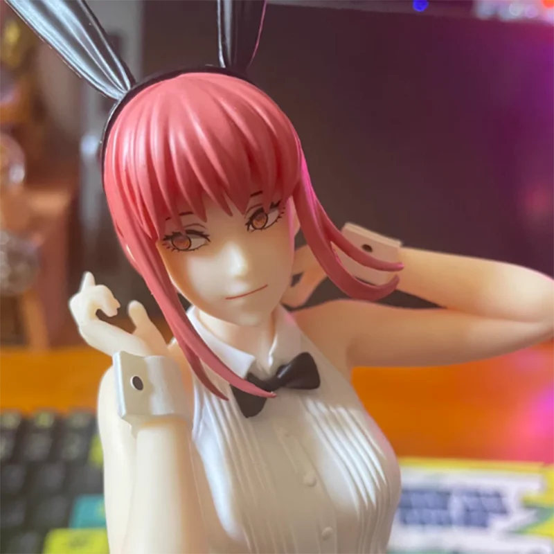 MAKIMA Anime Figure, Chainsaw Man Action Figurines PVC Statue 25 CM