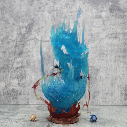 Gogeta Super Saiyan Blue Anime Figurine, Dragon Ball Super Action Figures Collection Toy Gift 28 cm