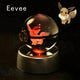 3D Pokemon Crystal Ball 5CM Mewtwo Pikachu Gengar Crystal Glass Pokemon Ball Pokeball Figure Night Light LED Lamp Base Gift - 29 Jigglypuff / 5CM - Otarealm