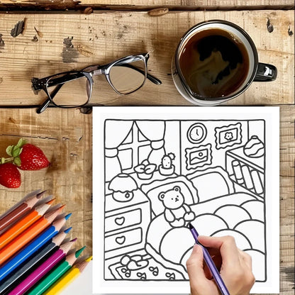 Love Style Coloring Book – 28 Pages of Romantic Art for Adults | Perfect for Birthday & Valentine's Gifts