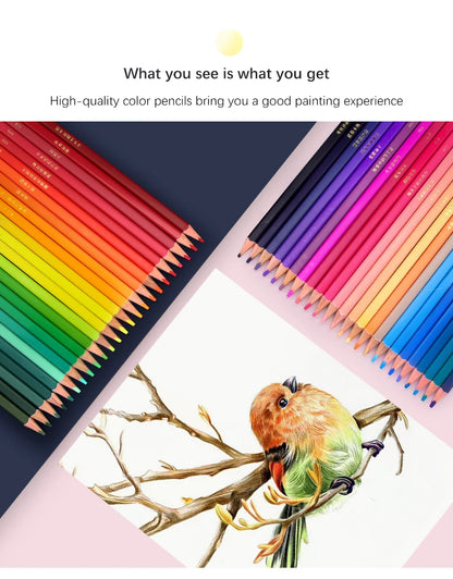 48/72/120/150/160/180 Professional Color Pencils, Oil Pencils, Watercolor Pencils Art Supplies
