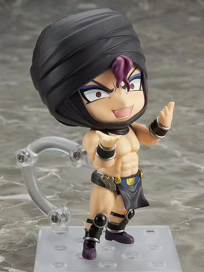 CUTE JOJO's Bizarre Adventure Anime Figures, Kawaii Chibi Guido Mista, Risotto Nero, Kars, Kujo Jotaro Action Figure PVC Toys Doll 10 cm