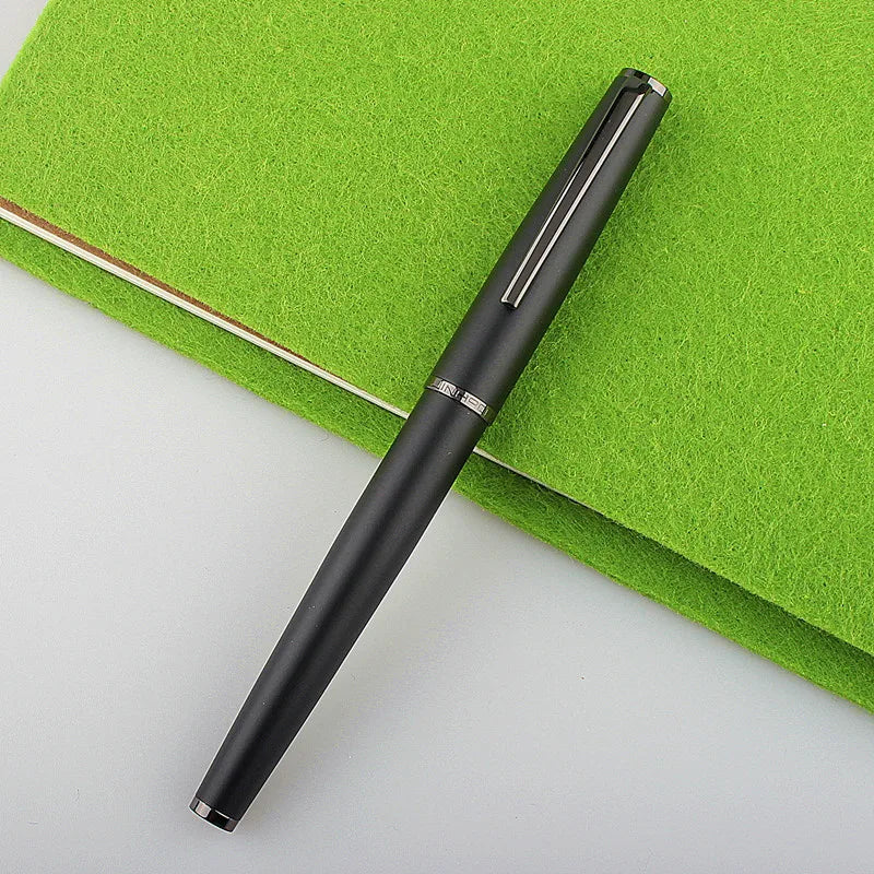 Fountain Pen Retro Design Metal Material Elegant Clip Fine Nib Writing Office Business Signature