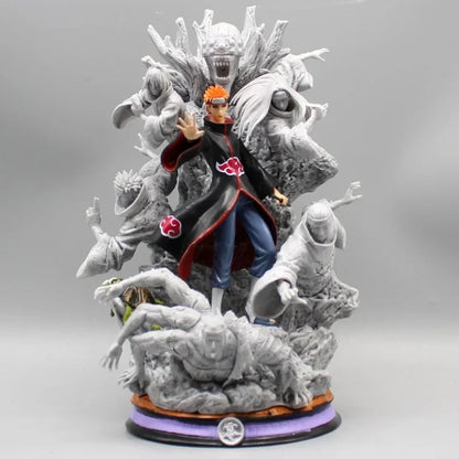 Naruto Shippuden Pain Anime Figure, Akatsuki Six Paths Nagato Figurine PVC Statue 27 cm