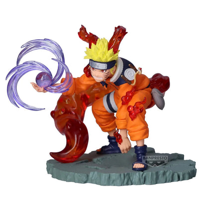 Original BANPRESTO Uchiha Sasuke vs Uzumaki Naruto Anime Figures, Naruto Shippuden Action Figurines 9 CM