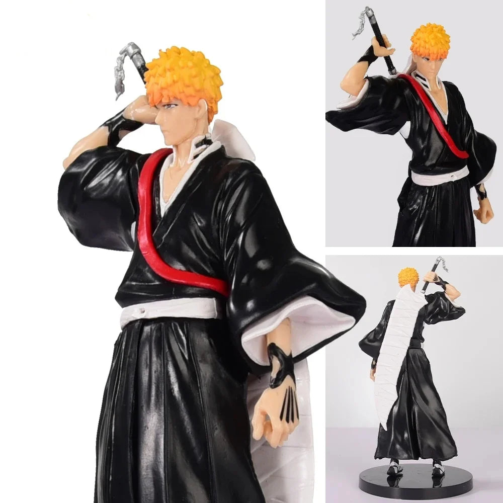 Renji, Toshiro, Ichigo Anime Figurine 3 PCS Set, BLEACH Action Figurines PVC Statues 14-18 CM