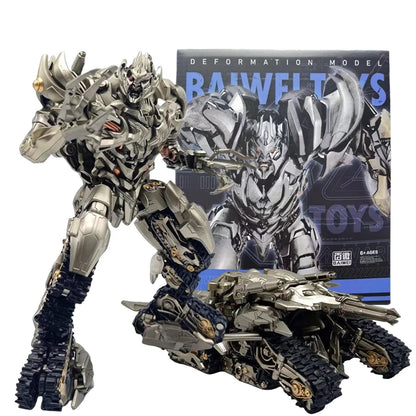 Megatron Action Figure, Transformers Tank Transformation Galvatron Anime Figurines Decepticon