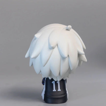 BLUE LOCK Cute Mini Figurines, Isagi Yoichi Chigiri Hyoma Nagi Seishiro Action Figures, Kawaii PVC Toys for Collector 10cm