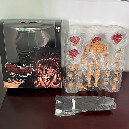 Hanma Yujiro and Baki Hanma Action Figure, Baki The Grappler Anime Figurines Son Of Ogre