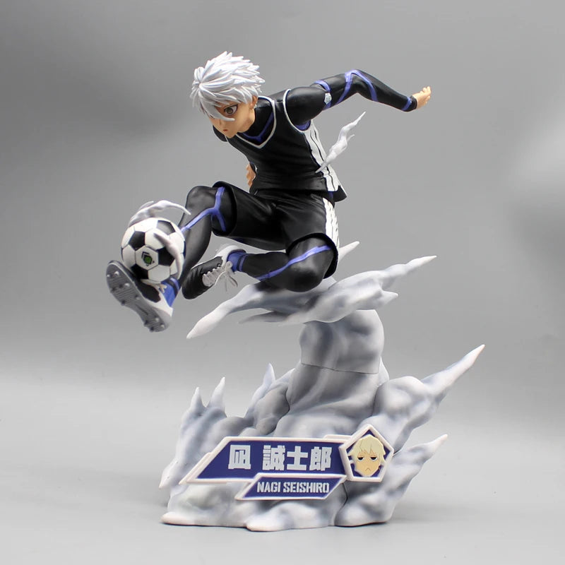 Nagi Seishiro Blue Lock Figures, Anime Figurines Soccer Football Collection Statue Decor 21 cm