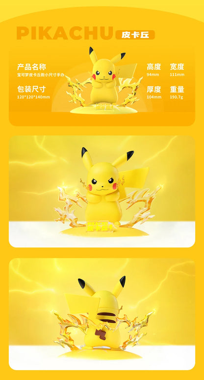 18 Styles Of Pokemon Anime Figures, Pikachu Mew Gardevoir Pichu Action Figurines