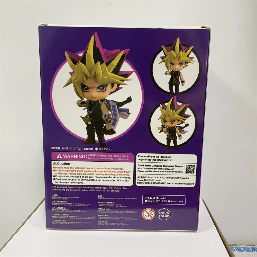 Yu-Gi-Oh! Anime Mini Figure Yugi Muto, Kawaii Chibi Cute PVC Action Figure Toys Collector Model 10cm