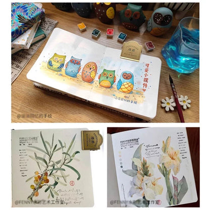 Watercolor Journal – 100% Cotton Paper Pad, Cold-Pressed, Acid-Free, Artist Sketchbook for Painting & Drawing