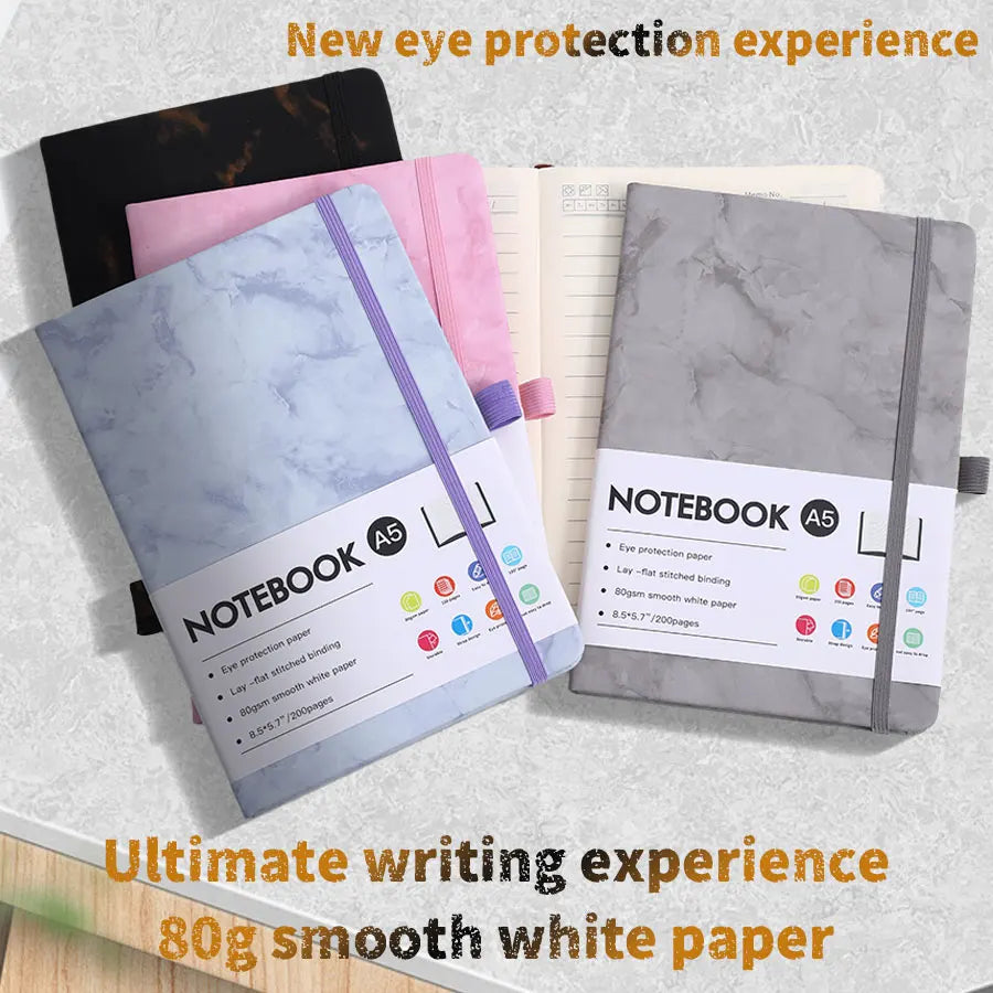 A5 Professional Notebook – Thick Paper, Compact & Lightweight Planner for Office and School