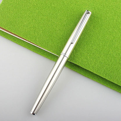 Fountain Pen Retro Design Metal Material Elegant Clip Fine Nib Writing Office Business Signature