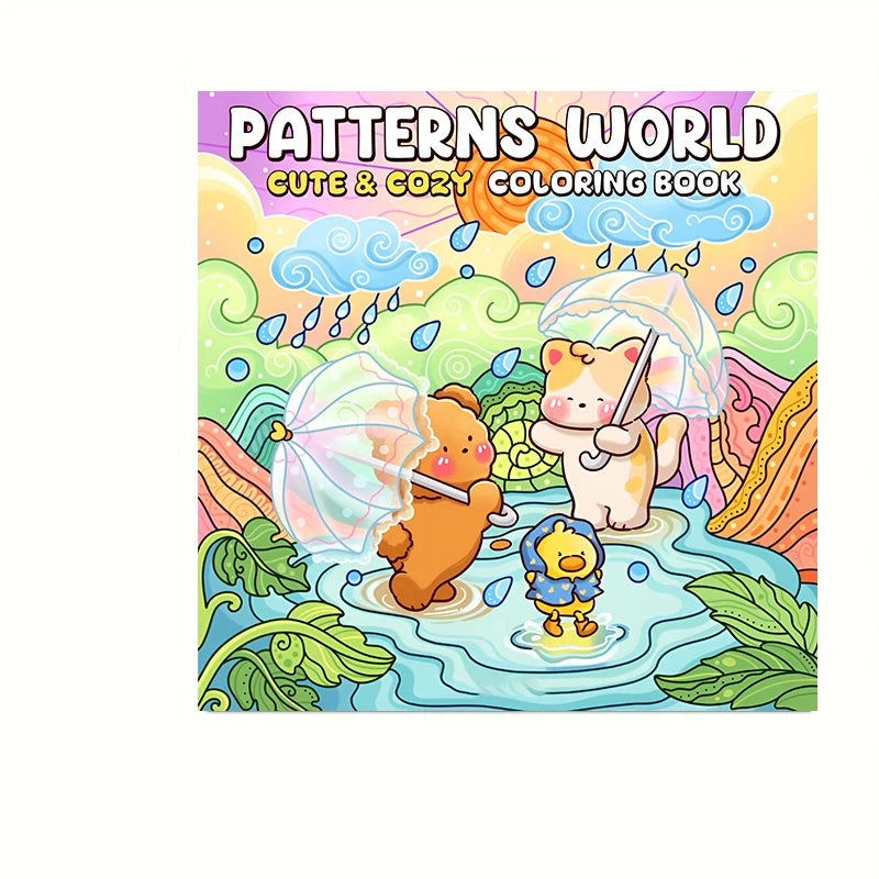 Cat’s Daily Life Coloring Book – 28 Pages of Relaxing Art for Adults | Perfect for Valetine's & Birthday Gifts