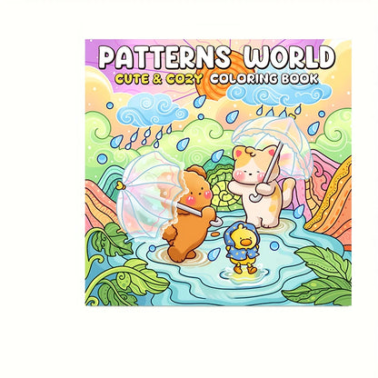 Cat’s Daily Life Coloring Book – 28 Pages of Relaxing Art for Adults | Perfect for Valetine's & Birthday Gifts