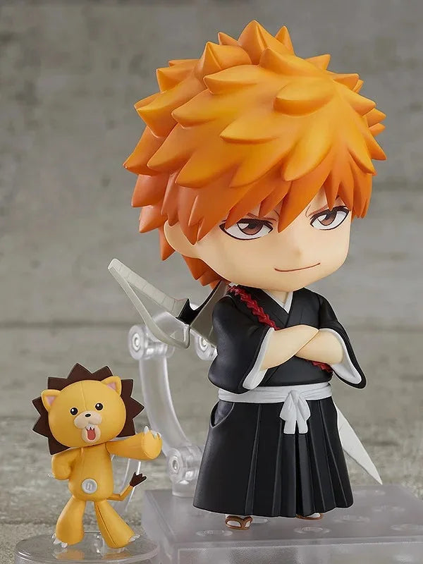 Bleach Kawaii Cute Mini Anime Figurines, Hitsugaya Toushirou, Ichigo Kurosaki, Chibi Figures 10cm