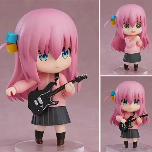 BOCCHI THE ROCK! Figurines, Gotoh Hitori Kawaii Chibi Cute Anime Figure Model PVC Collector 10 cm