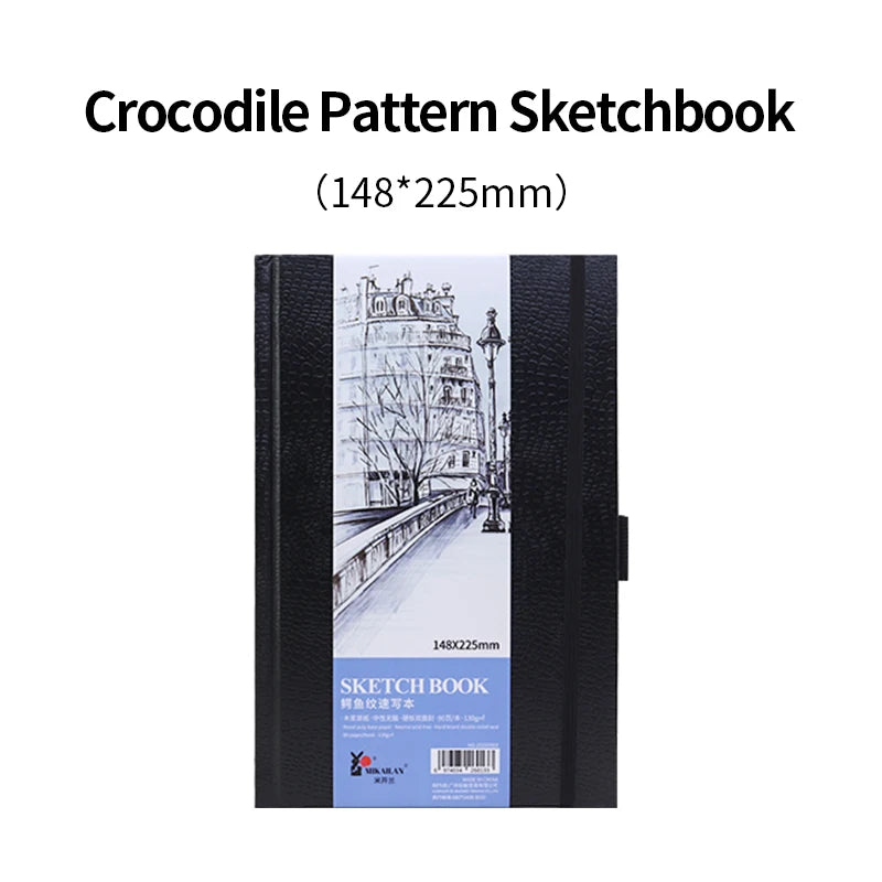 A4/A5/A6 Sketchbook – 80 Sheets, 130gsm Paper for Drawing, Sketching & Planning | Artist Notebook