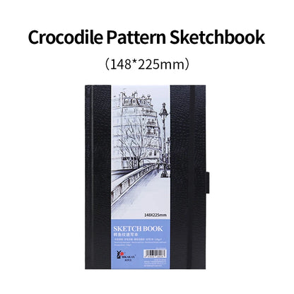 A4/A5/A6 Sketchbook – 80 Sheets, 130gsm Paper for Drawing, Sketching & Planning | Artist Notebook
