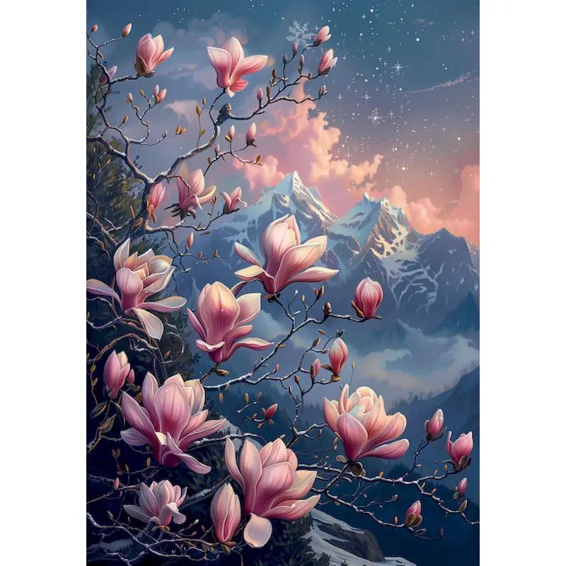 City Landscape Paint by Numbers Kit – DIY Canvas Painting for Adults with Frame & Oil Colors