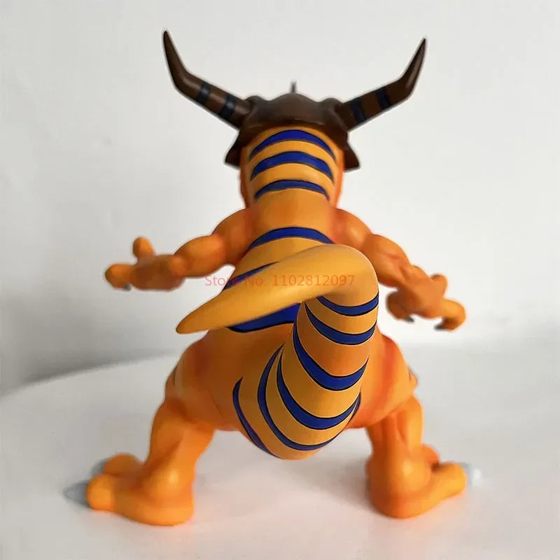 Greymon and Agumon Anime Figures, Digimon Gk Figurines Action Collectible Model Toys 12cm