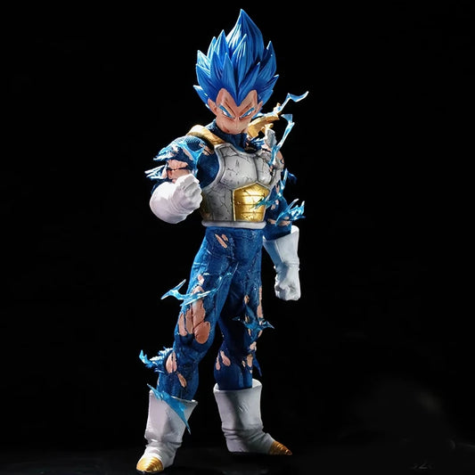 Super Saiyan Blue Vegeta Anime Figure, Dragon Ball Super Action Figurines PVC Statue 26.5 CM