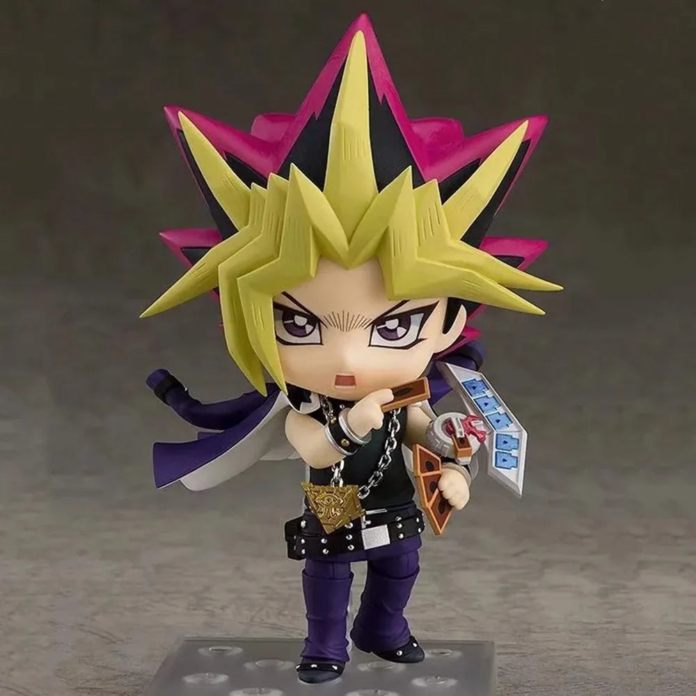 Yu-Gi-Oh! Anime Mini Figure Yugi Muto, Kawaii Chibi Cute PVC Action Figure Toys Collector Model 10cm