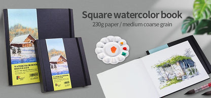 A4/A5/A6 Sketchbook – 80 Sheets, 130gsm Paper for Drawing, Sketching & Planning | Artist Notebook