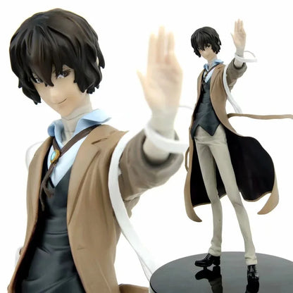 Dazai Osamu Anime Figurine, Bungo Stray Dogs Anime Figures PVC Action Toy Statue 26 cm