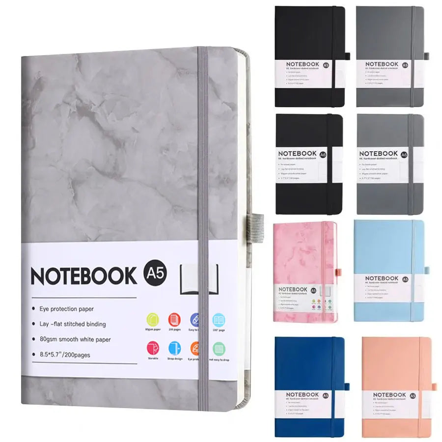 A5 Professional Notebook – Thick Paper, Compact & Lightweight Planner for Office and School